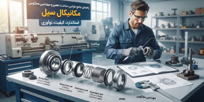 راهنمای جامع طراحی، ساخت، تعمیر و مهندسی معکوس مکانیکال سیل